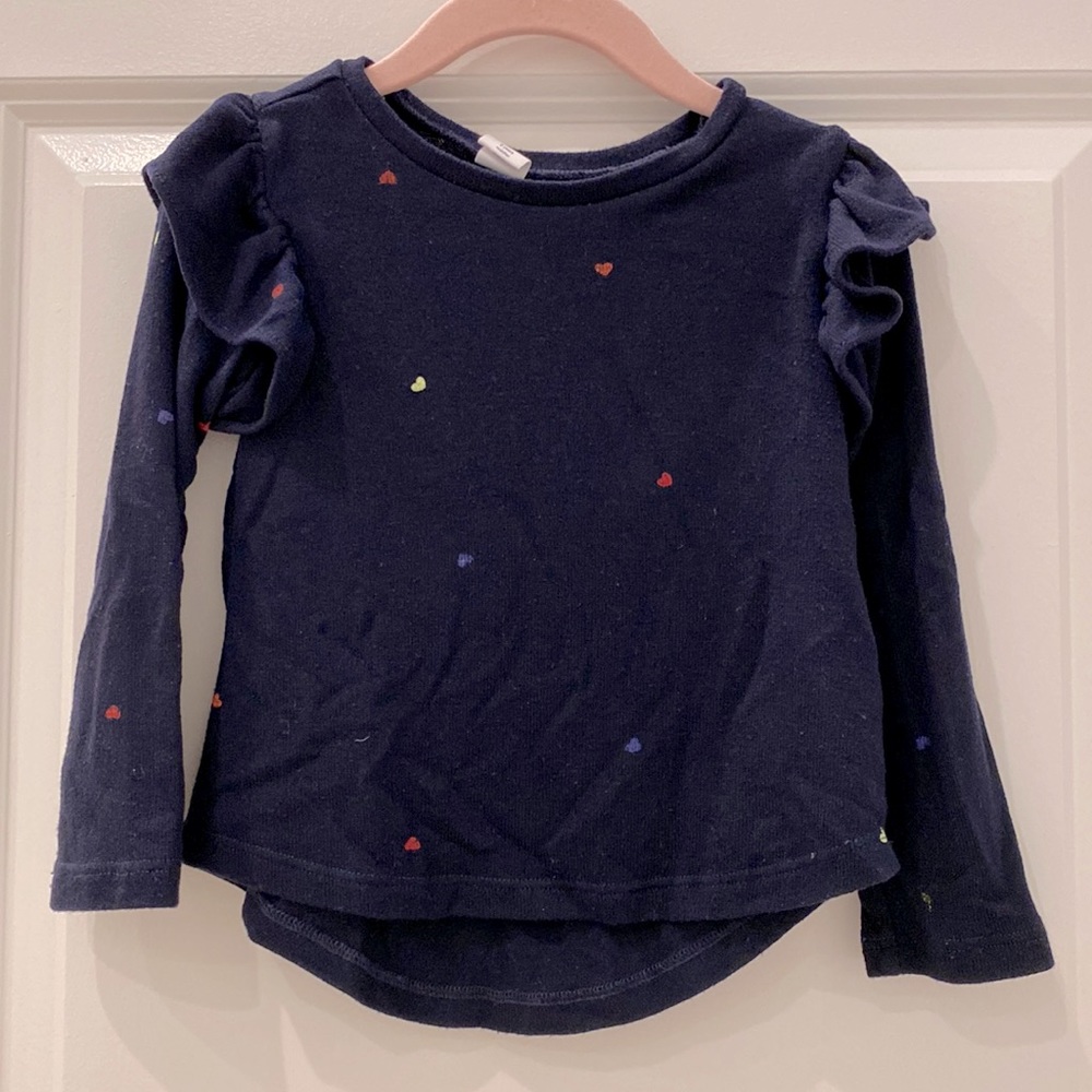 Baby Gap - Flutter Sleeve Soft Top - Size 2T